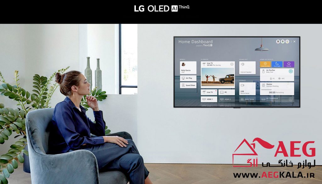 تلویزیون اولد الجی 55 اینچ LG OLED 55CX 4K